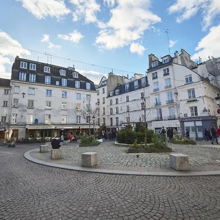Notre Dame In Latin Quarter Stylish Flat For 6 דירה פריז